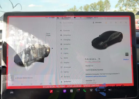 2020 Tesla Model 3 Performance Dual Motor All-Wheel Drive из США, поврежденный, VIN 5YJ3E1EC8LF623590